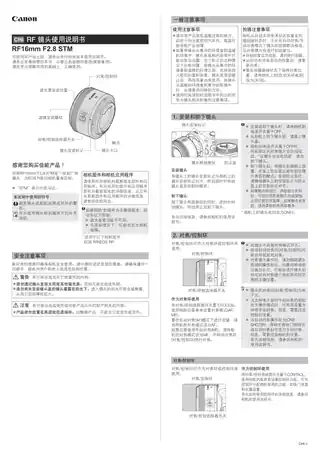 CANON佳能RF16mm F2.8 STM